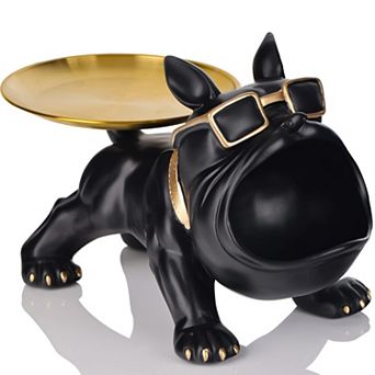 Fun bulldog tray, desk decor and gift