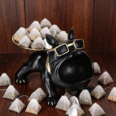 Fun bulldog tray, desk decor and gift