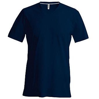 Kariban Mens Short Sleeve V Neck Slim Fit T-Shirt