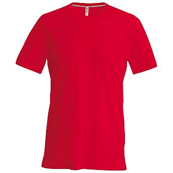 Kariban Mens Slim Fit Short Sleeve Crew Neck T-Shirt