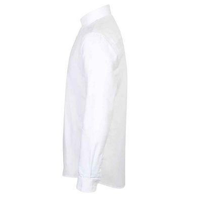 Henbury Mens Modern Long Sleeve Slim Fit Oxford Shirt