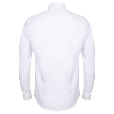 Henbury Mens Modern Long Sleeve Slim Fit Oxford Shirt