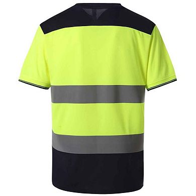 Yoko Mens Two Tone Hi-Vis T-Shirt