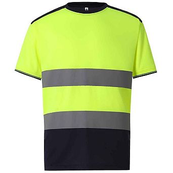 Yoko Mens Two Tone Hi-Vis T-Shirt