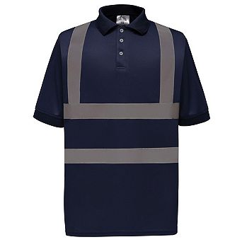 Yoko Unisex Adult Hi-Vis Short-Sleeved Polo Shirt
