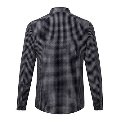 Premier Mens Maxton Checked Long-Sleeved Shirt