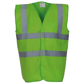 Yoko Unisex Adult Hi-Vis Waistcoat