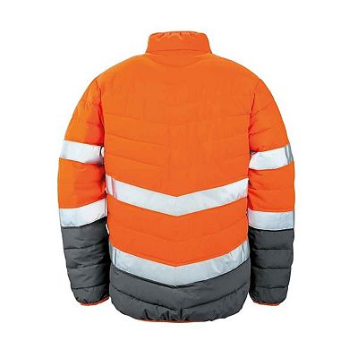 SAFE-GUARD by Result Mens Hi-Vis Safety Padded Jacket