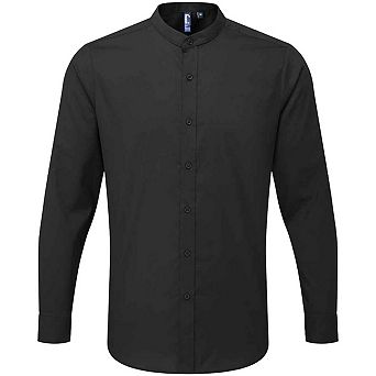 Premier Adults Unisex Long Sleeve Grandad Shirt