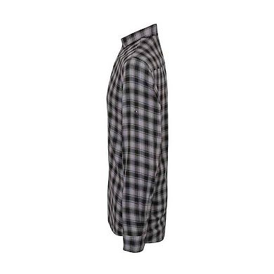 Premier Mens Mulligan Checked Cotton Long-Sleeved Shirt