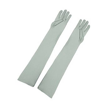 Women's Long Gloves Evening Party Full Finger Mittens Elegant Opera Glove