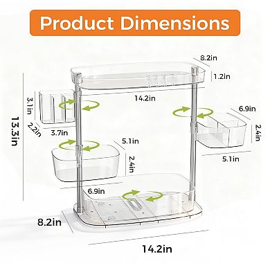 Rotating Cosmetics Organizer