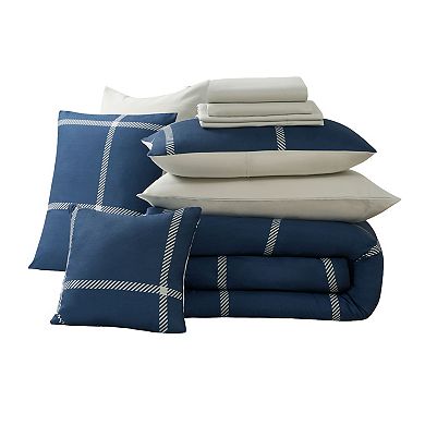 The Sheet Lab Window Pane Check Comforter Set