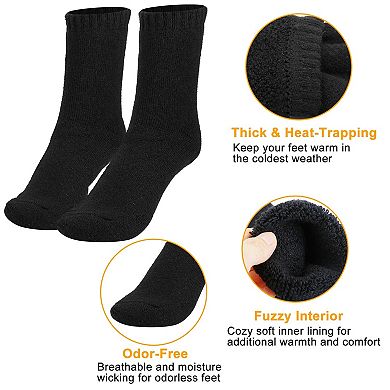 3 Pairs Men’s Thermal Wool Socks