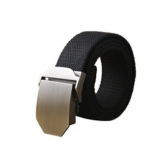 Men Outdoor Strategic Web Belt with Zinc Alloy Buckle Width 1 1/2 Inches