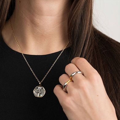 Belinda Jewelz Two-Tone Dragonfly Pendant