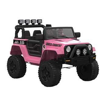 12V Kids Ride-On Truck 2-Seater with Parental Remote Control Electric Ride-On Toy for Boys & Girls