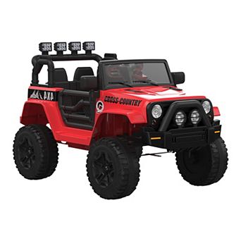 12V Kids Ride-On Truck 2-Seater with Parental Remote Control Electric Ride-On Toy for Boys & Girls