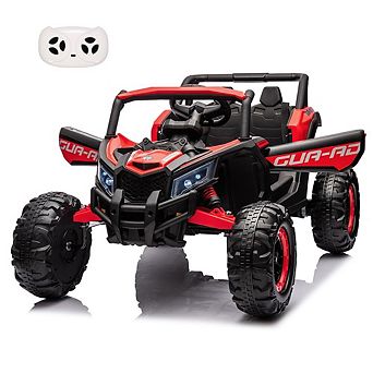 24V 2-Seater Kids Ride-On UTV Car with 2×200W Motors,Remote Control Battery Powered Vehicle for Kid