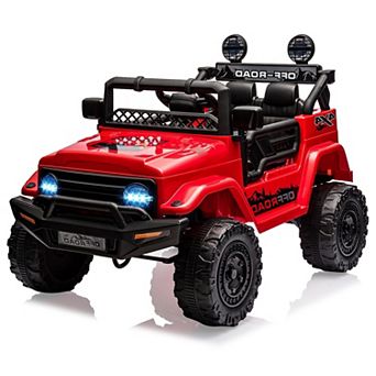 12V Kids Electric Ride-On Truck with Remote Control,Spring Suspension,MusicRide-On Car for Toddlers