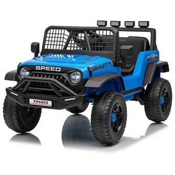 12V Kids Electric Ride-On Truck with Parent Remote Control, Dual Drive Modes, Music Player,LED Light