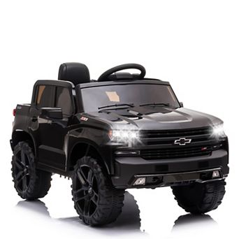 12V Licensed Chevrolet Silverado Kids Ride-On Truck with Remote Control,Bluetooth Speaker,LED Lights