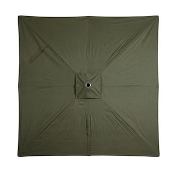 Aoodor 10'x10' Cantilever Umbrella Replacement Canopy for 8 Ribs Square Offset Umbrella