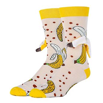 Men's Crew Socks-Banana Nana