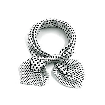 Women's Small Square Scarf Scarves Leopard Printed Striped Neckerchief