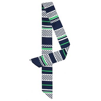 Women Polka Dots Stripe Heart Print Skinny Scarf Sharp Neck Scarves Double-Sided Neckerchief