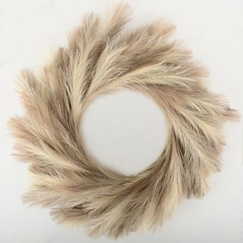 Boho Pampas Grass Wreath All Seasons