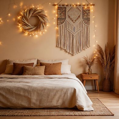 Boho Pampas Grass Wreath All Seasons