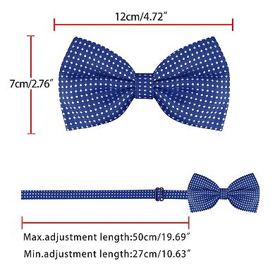 Men's Polka Dots Pre-Tied Bow Ties Work Formal Party Tuxedo Bowties