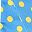 Sky Blue Medium Dot