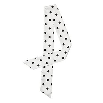 Women's Skinny Silky Scarf Waistband Long Neckscarf Handbag