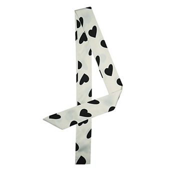 Women's Skinny Ribbon Neckerchief Narrow Hair Wrist Scarf Headband Handbag