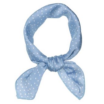 Women's Vintage Polka Dots Square Small Scarf Neck Scarves Kerchief Neckerchief Headscarf