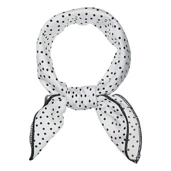 Women's Vintage Polka Dots Square Small Scarf Neck Scarves Kerchief Neckerchief Headscarf