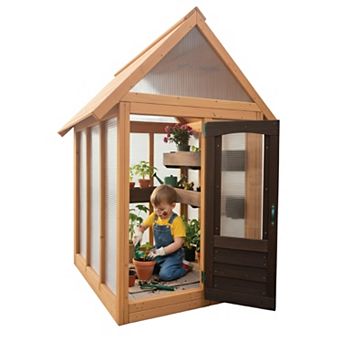 Funphix Kids Walk-In Garden Greenhouse Kit for Outdoors