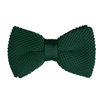 Men's Pre-tied Bowtie Adjustable Neck Solid Color Knitted Bow Ties