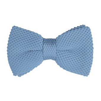Men's Pre-tied Bowtie Adjustable Neck Solid Color Knitted Bow Ties