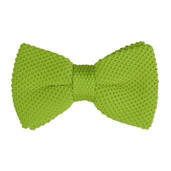 Men's Pre-tied Bowtie Adjustable Neck Solid Color Knitted Bow Ties