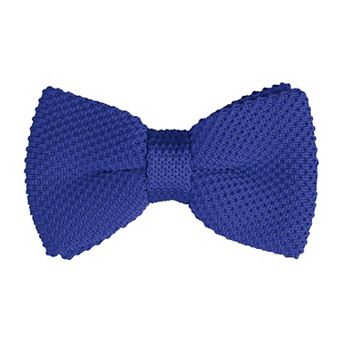 Men's Pre-tied Bowtie Adjustable Neck Solid Color Knitted Bow Ties
