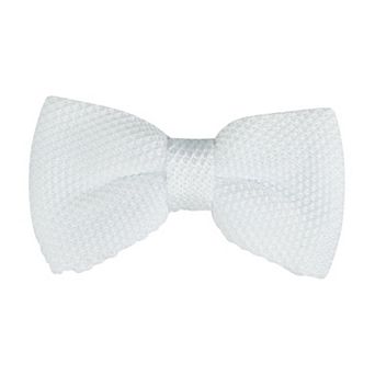 Men's Pre-tied Bowtie Adjustable Neck Solid Color Knitted Bow Ties