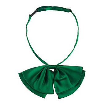 Women's Pre-Tied Neckties Bow Solid Adjustable Casual Uniform Bowtie