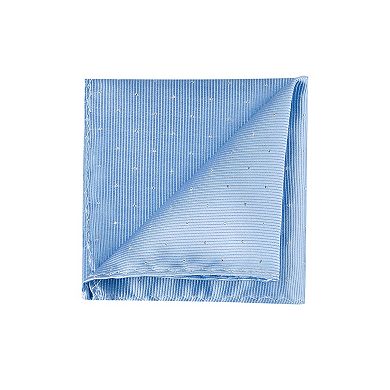 Men's Pocket Squares Classic Satin Polka Dots Solid Color Handkerchiefs for Wedding Business