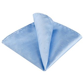 Men's Pocket Squares Classic Satin Polka Dots Solid Color Handkerchiefs for Wedding Business