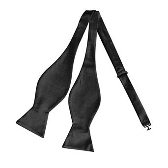 Men's Solid Color Self-tied for Formal Wedding Party Tuxedo Bow Ties