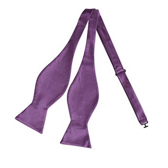 Men's Solid Color Self-tied for Formal Wedding Party Tuxedo Bow Ties