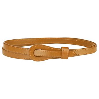 Women's Adjustable Faux Leather Belts Tie A Knot Fashion Skinny Waist Strap